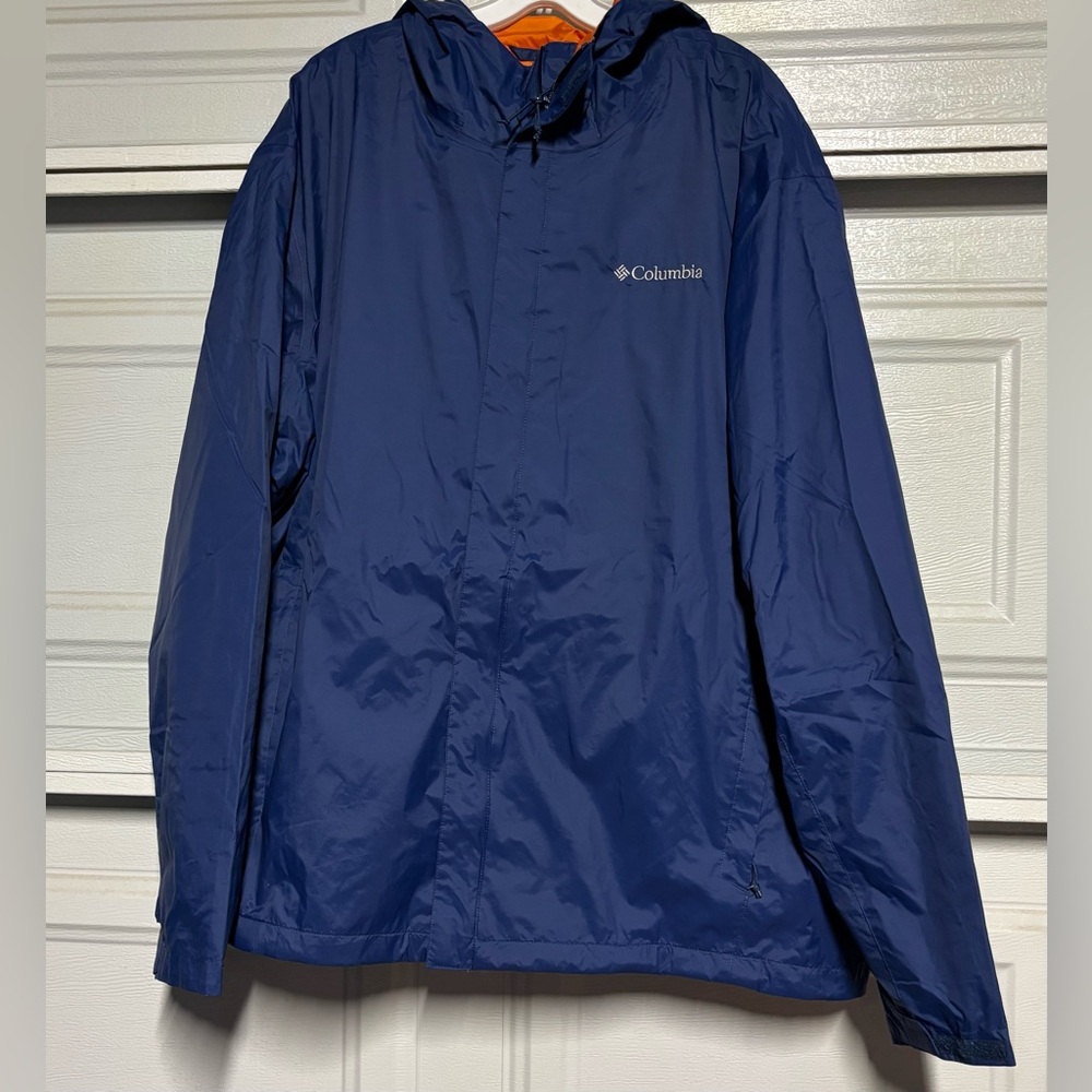 Columbia Orange Waterproof Jacket